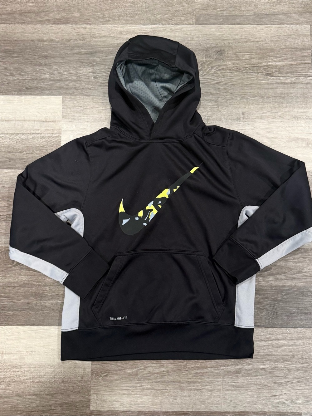 Nike Therma-Fit Black Hoodie Youth Activewear Size Large